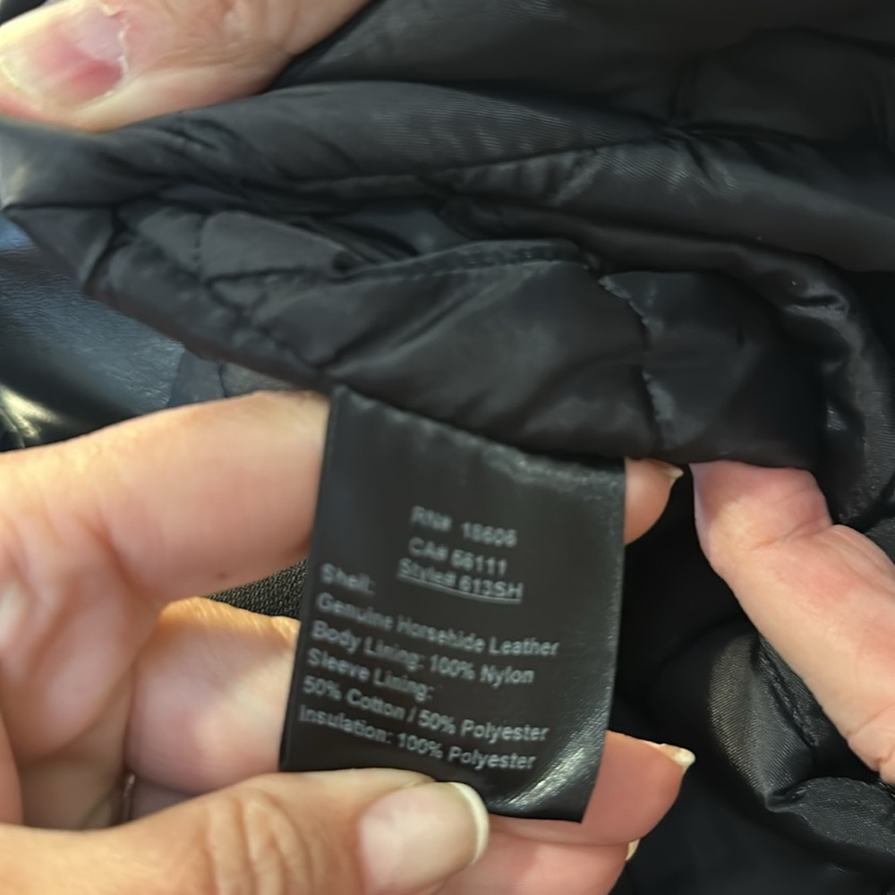 Schott NYC Black Leather Biker Jacket - Picture 5 of 6